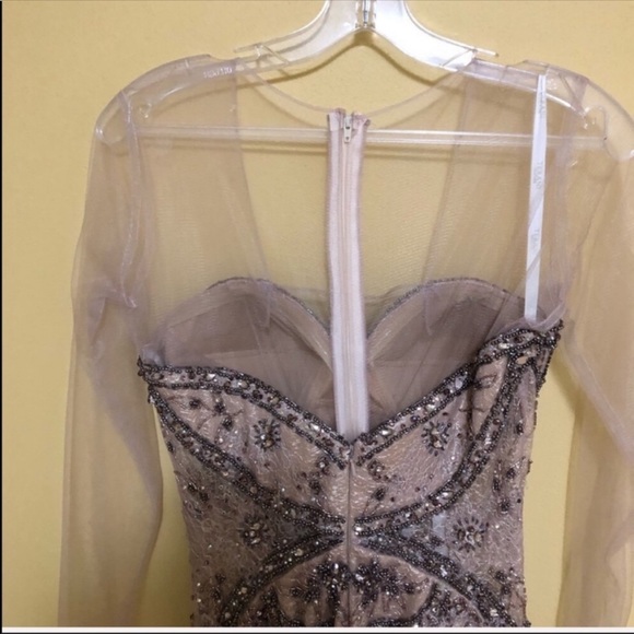 Terani couture purple mermaid prom dress size 4 - Picture 2 of 8